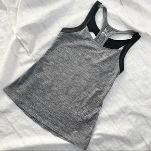 Old Navy ACTIVE Go-Dry Fit Tank Top XS Gray Black